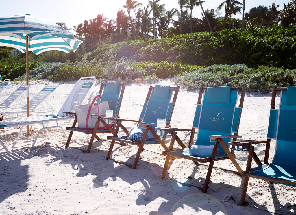 Beach chair rentals Harbour Island